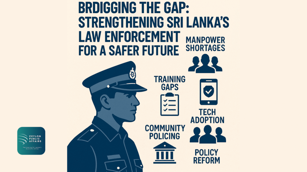 Law Enforcement| Bridging the Gap Strengthening Sri Lanka’s Law Enforcement for a Safer Future