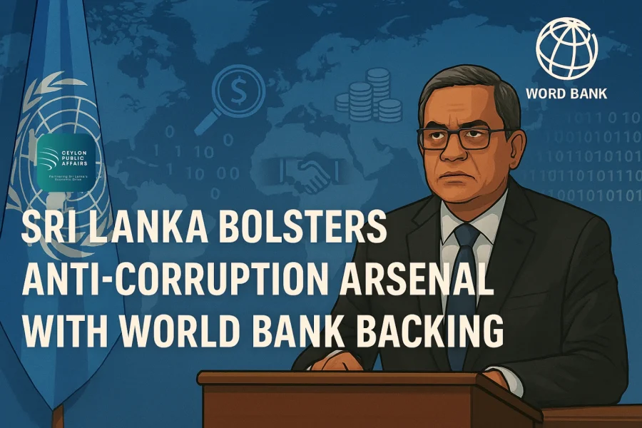 Sri Lanka Bolsters Anti-Corruption Arsenal with World Bank Backing